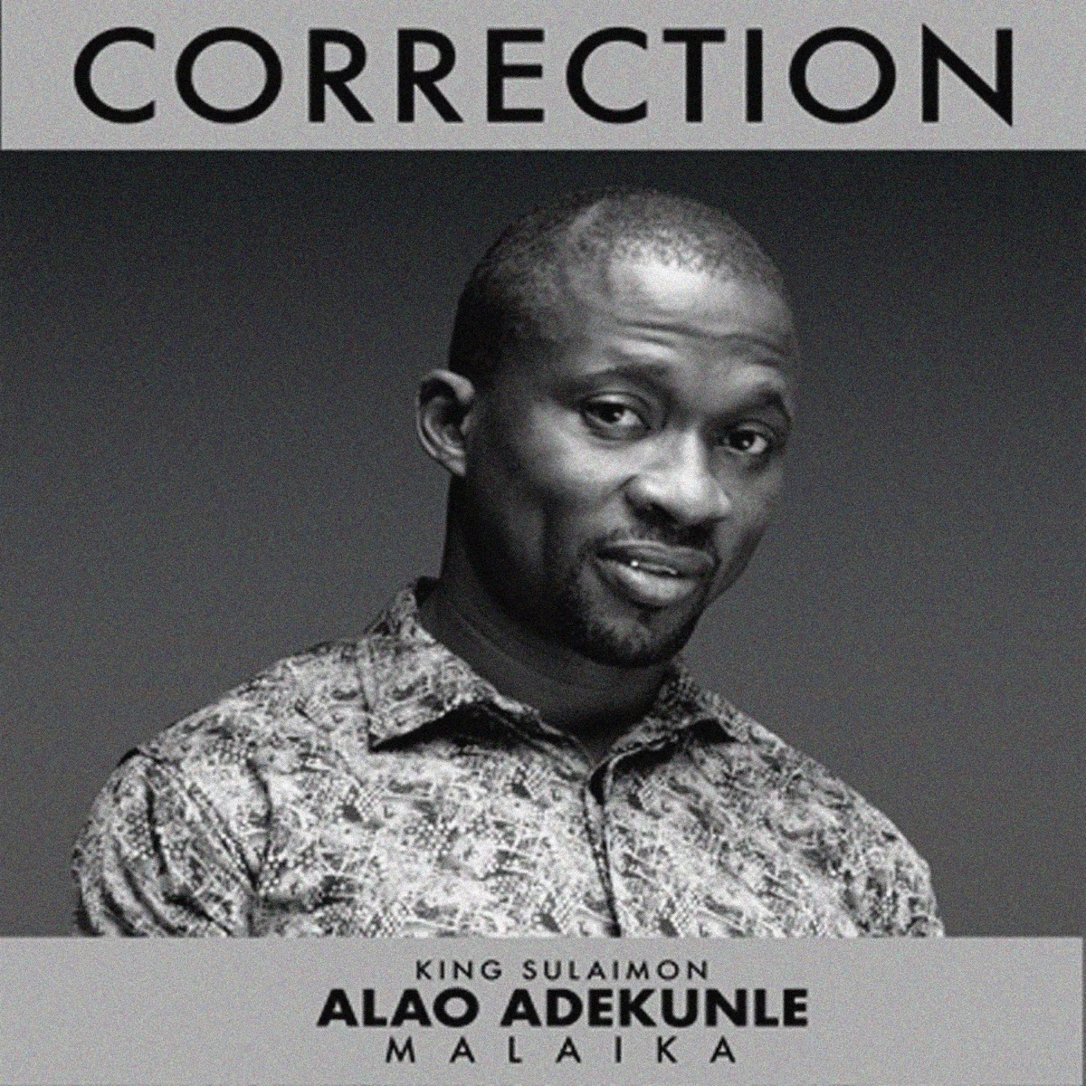 Correction Lyrics
